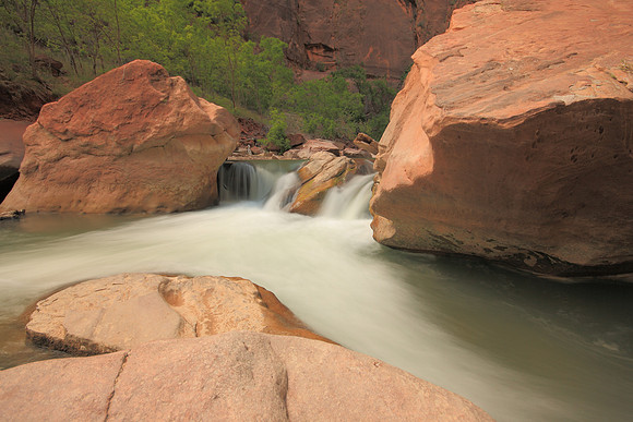 Zion waterfall